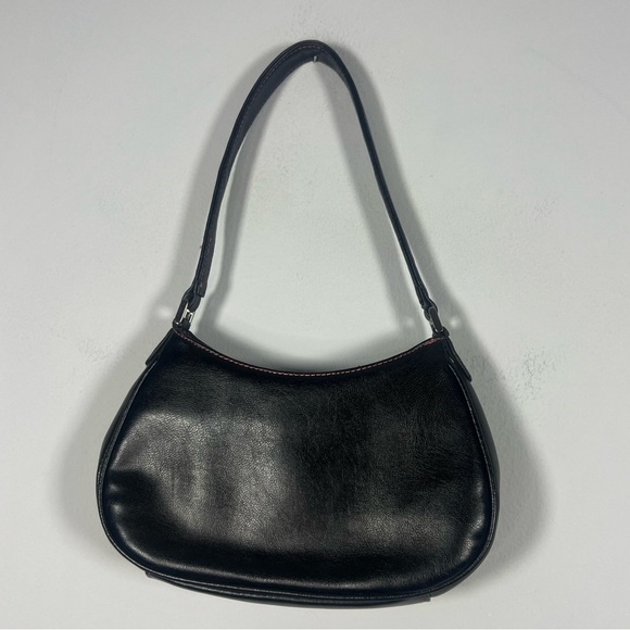 Liz Claiborne Y2K “M” Leather Shoulder Bag Mini Purse - Picture 2 of 5